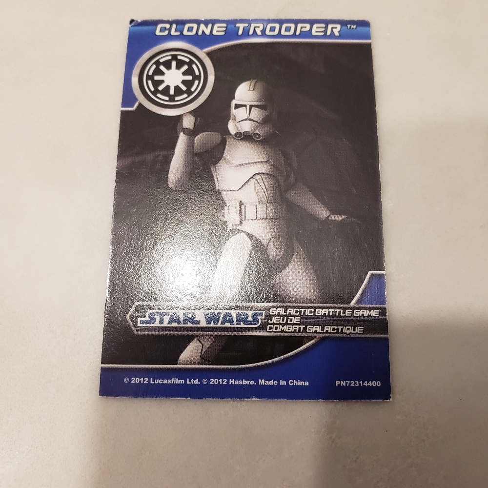 Clone Trooper Star Wars Galactic Battle Game 2012 Lucasfilm Ltd